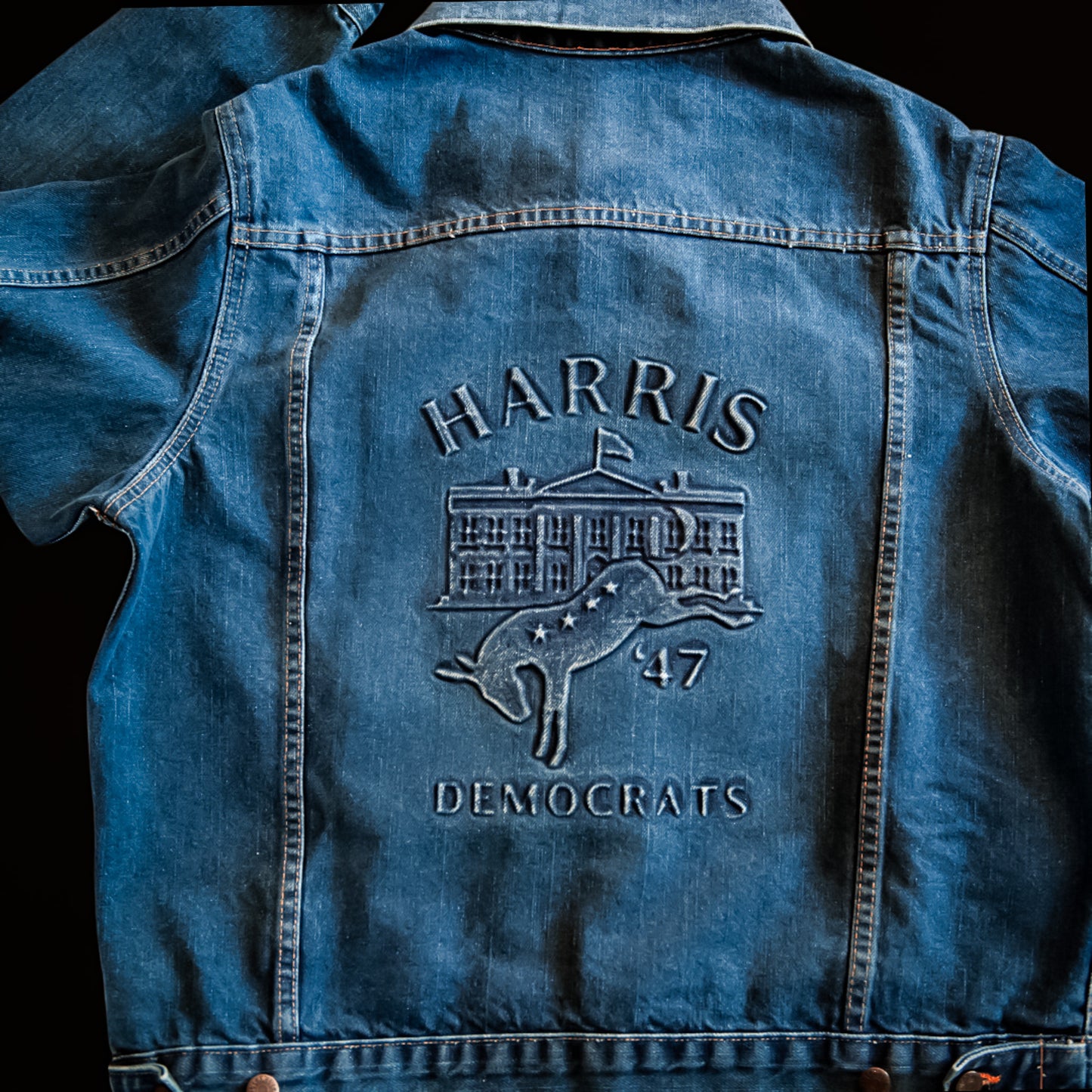 Kamala Harris Democrats Denim Jacket